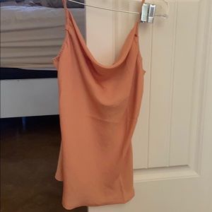 Pale orange dress up tank